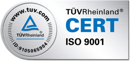 TÜV Rheinland Zertifizierung ISO 9001
